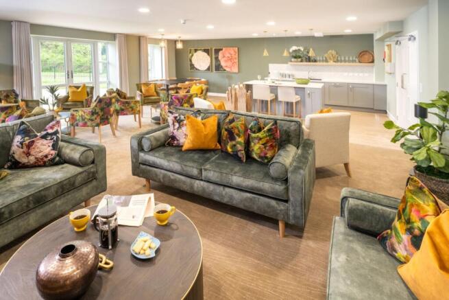 A typical homeowners' lounge